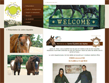 Tablet Screenshot of centreequestredesalpilles.fr
